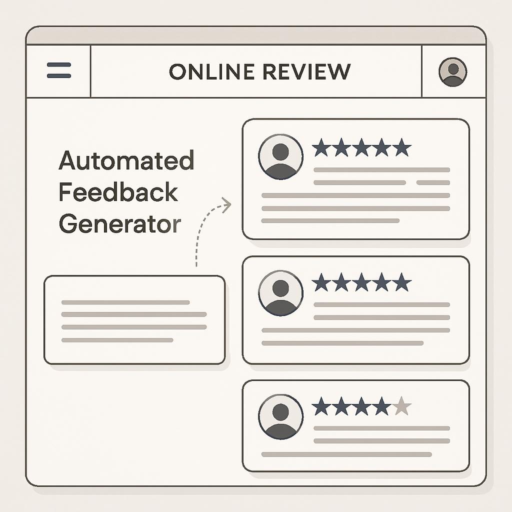 Online Review - Automated Feedback Generator